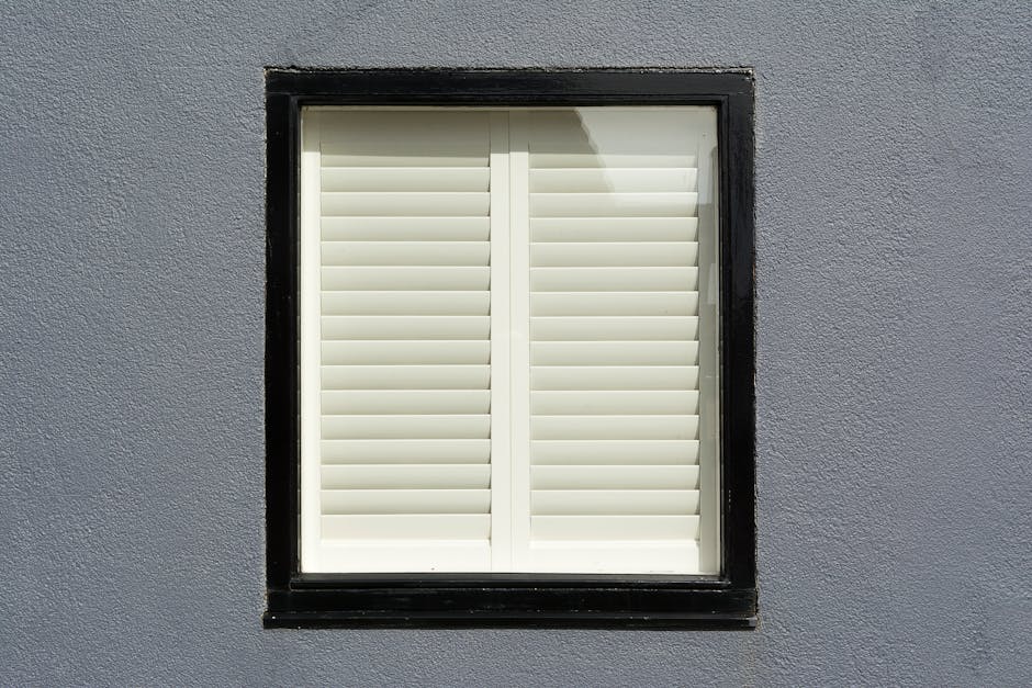 High-quality wooden plantation shutters installed in a modern home